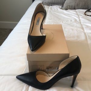 Black Prada Heels Size 38 1/2